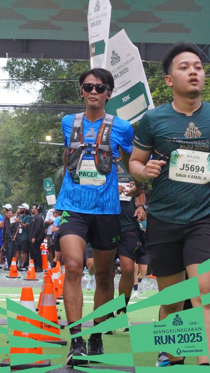 Race photo from Mangkunegaran Run 2025