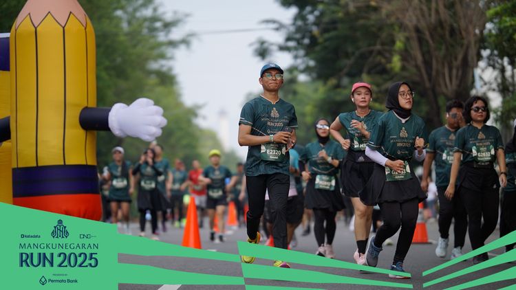 Race photo from Mangkunegaran Run 2025