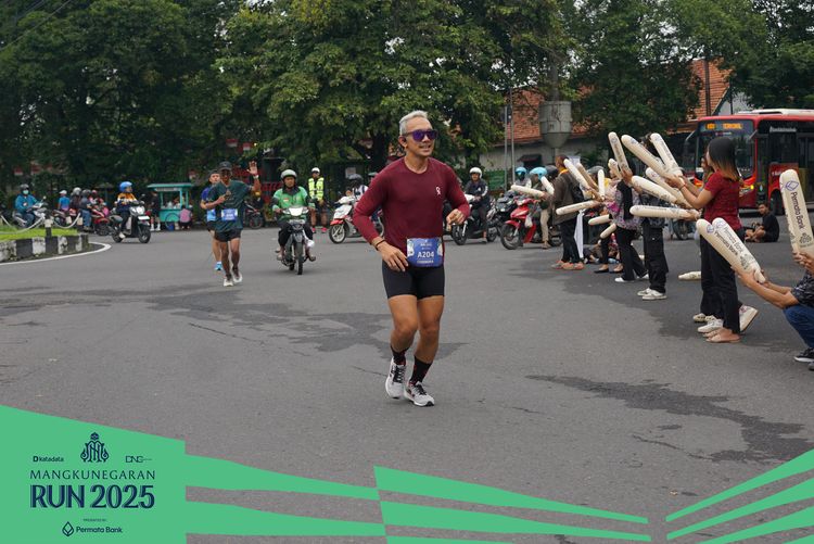Race photo from Mangkunegaran Run 2025