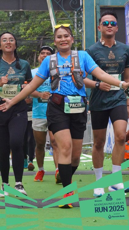 Race photo from Mangkunegaran Run 2025
