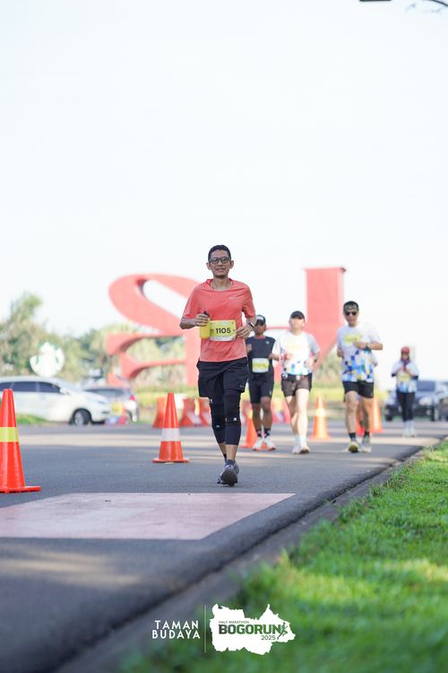 Race photo from Taman Budaya x BOGORUN 2025