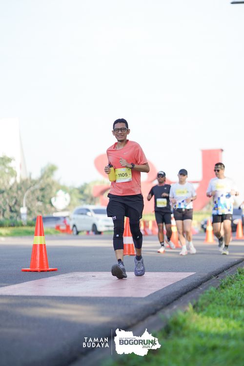 Race photo from Taman Budaya x BOGORUN 2025