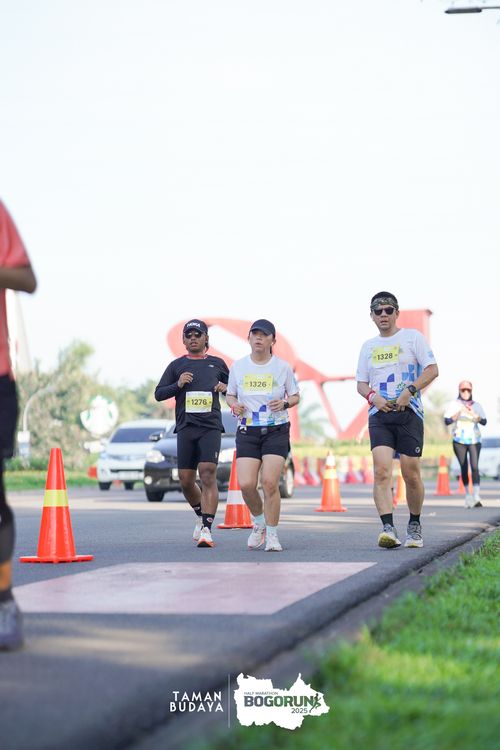 Race photo from Taman Budaya x BOGORUN 2025