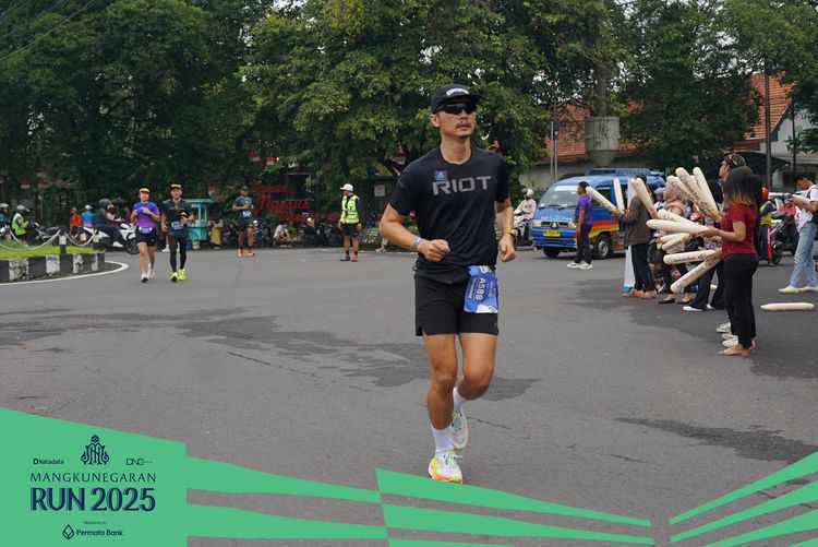 Race photo from Mangkunegaran Run 2025