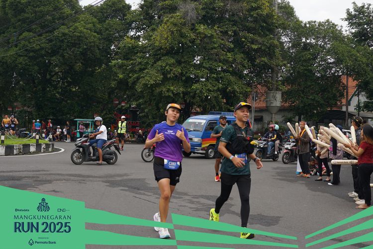 Race photo from Mangkunegaran Run 2025