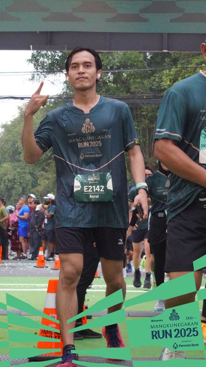 Race photo from Mangkunegaran Run 2025