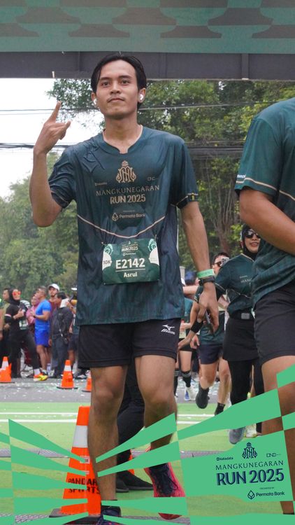 Race photo from Mangkunegaran Run 2025