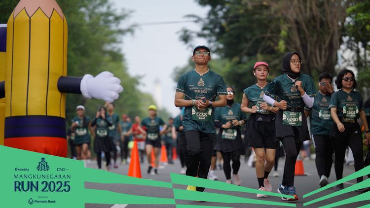Race photo from Mangkunegaran Run 2025