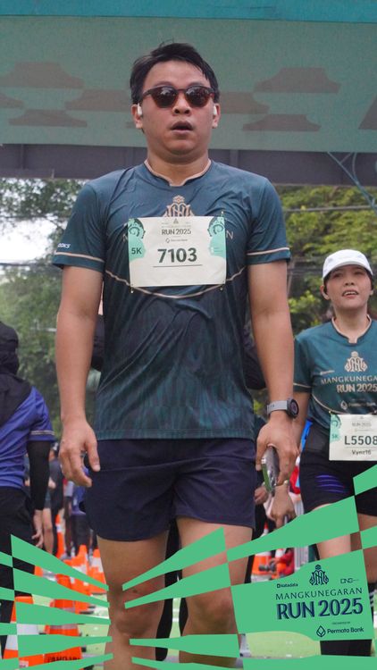 Race photo from Mangkunegaran Run 2025
