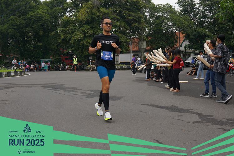 Race photo from Mangkunegaran Run 2025