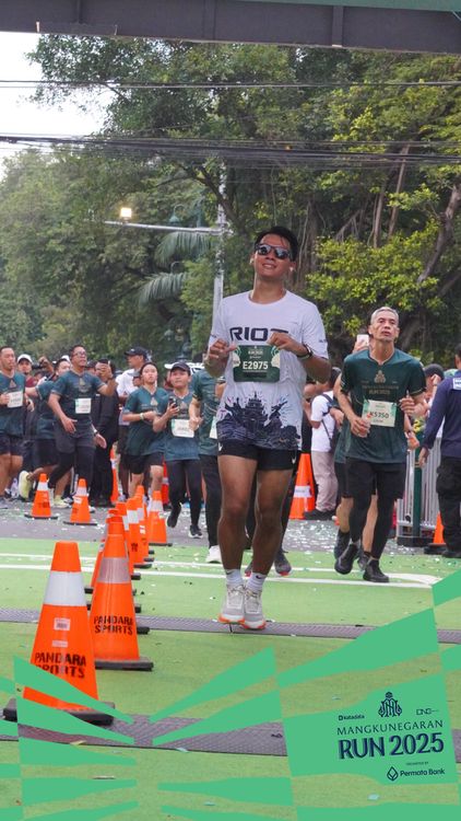 Race photo from Mangkunegaran Run 2025