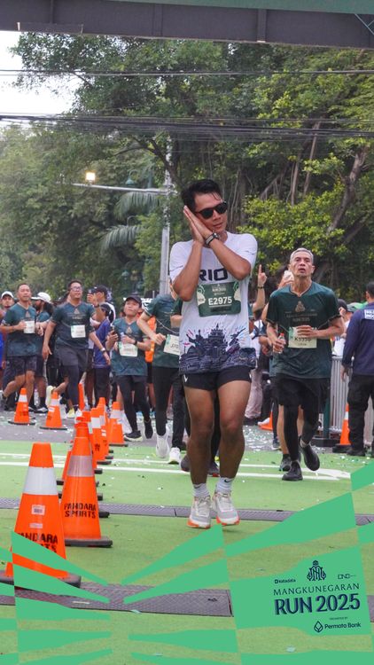 Race photo from Mangkunegaran Run 2025
