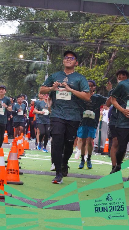 Race photo from Mangkunegaran Run 2025