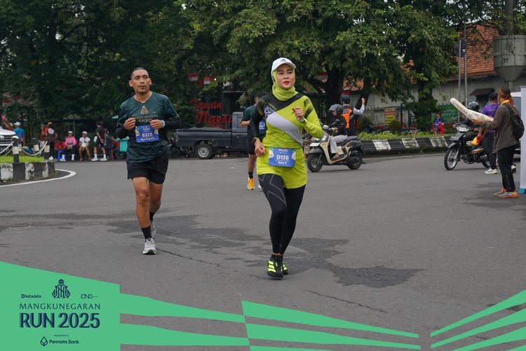 Race photo from Mangkunegaran Run 2025