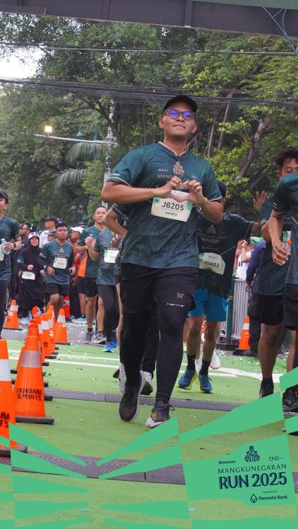 Race photo from Mangkunegaran Run 2025