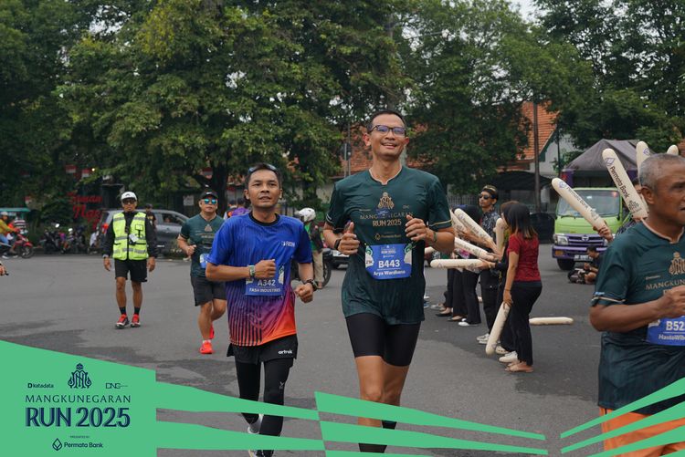 Race photo from Mangkunegaran Run 2025