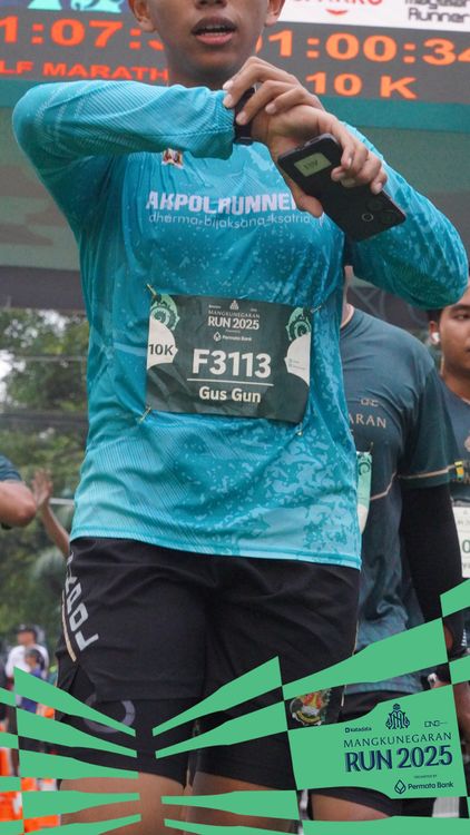 Race photo from Mangkunegaran Run 2025