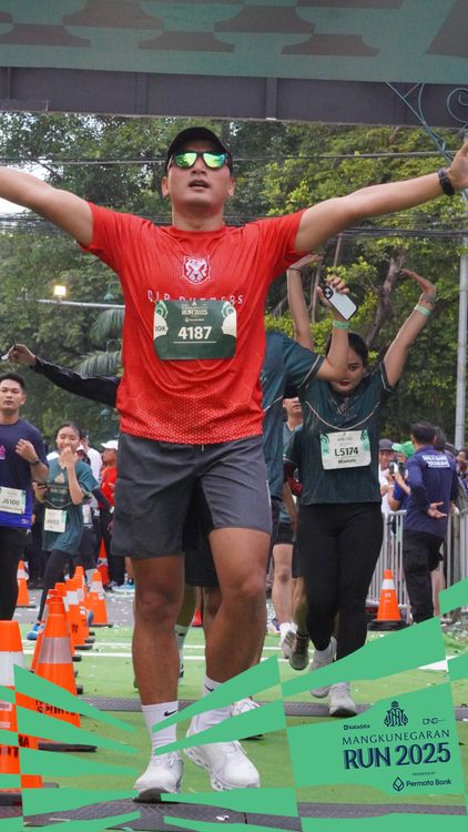 Race photo from Mangkunegaran Run 2025