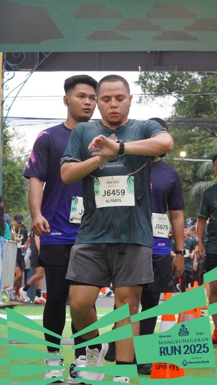 Race photo from Mangkunegaran Run 2025