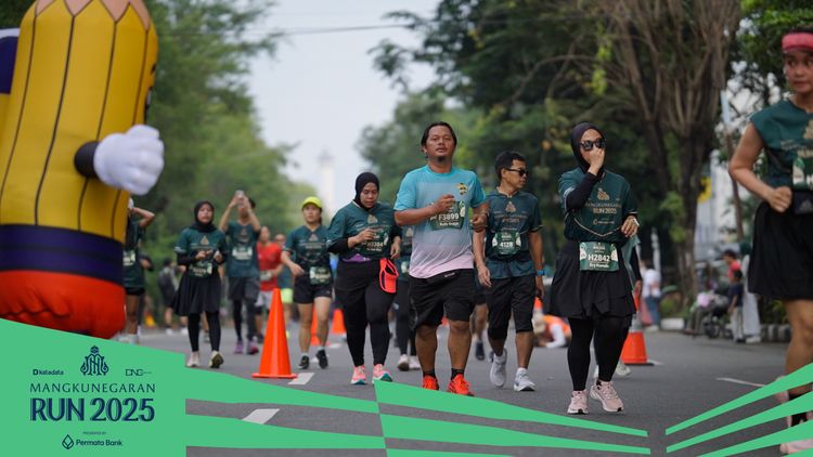 Race photo from Mangkunegaran Run 2025