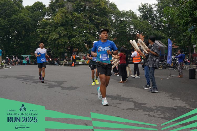 Race photo from Mangkunegaran Run 2025