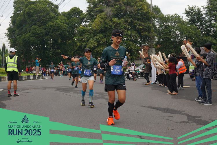 Race photo from Mangkunegaran Run 2025