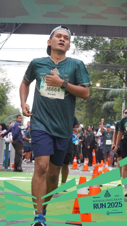 Race photo from Mangkunegaran Run 2025