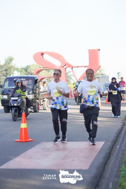 Race photo from Taman Budaya x BOGORUN 2025