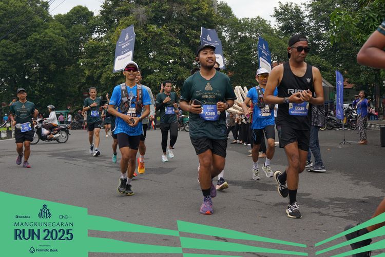Race photo from Mangkunegaran Run 2025