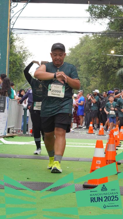 Race photo from Mangkunegaran Run 2025