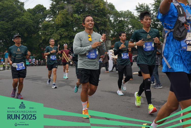 Race photo from Mangkunegaran Run 2025