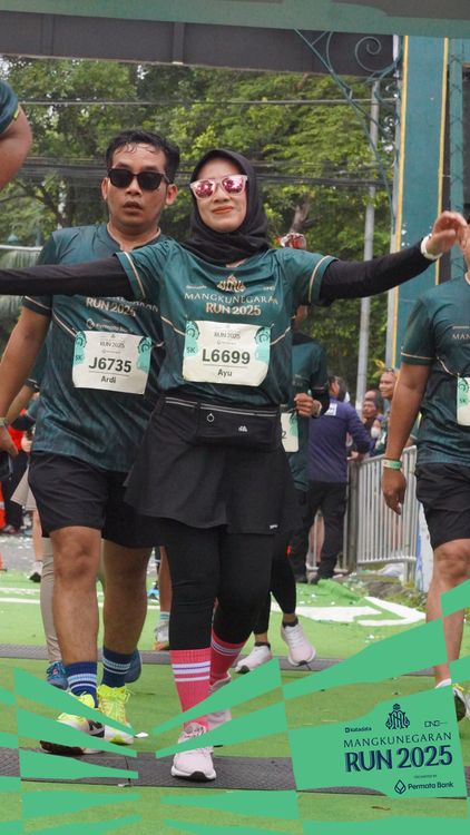 Race photo from Mangkunegaran Run 2025