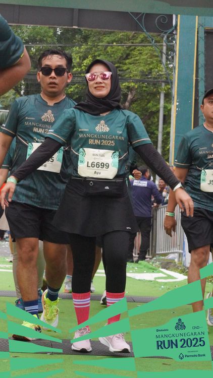 Race photo from Mangkunegaran Run 2025