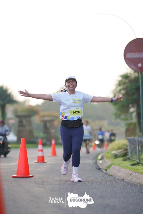 Race photo from Taman Budaya x BOGORUN 2025