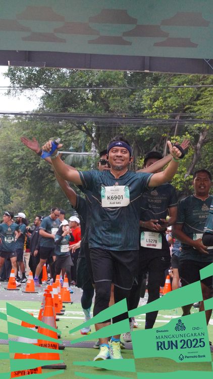 Race photo from Mangkunegaran Run 2025