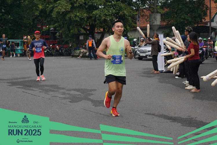 Race photo from Mangkunegaran Run 2025