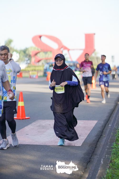 Race photo from Taman Budaya x BOGORUN 2025
