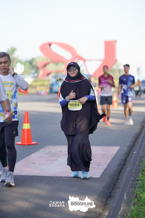 Race photo from Taman Budaya x BOGORUN 2025