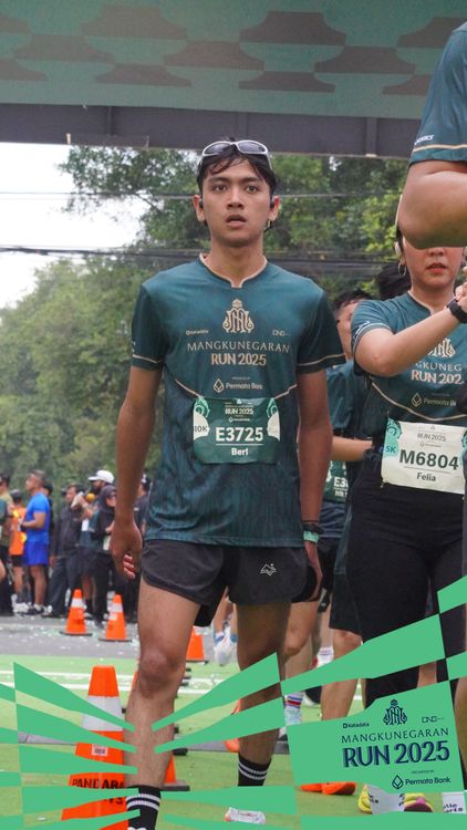 Race photo from Mangkunegaran Run 2025