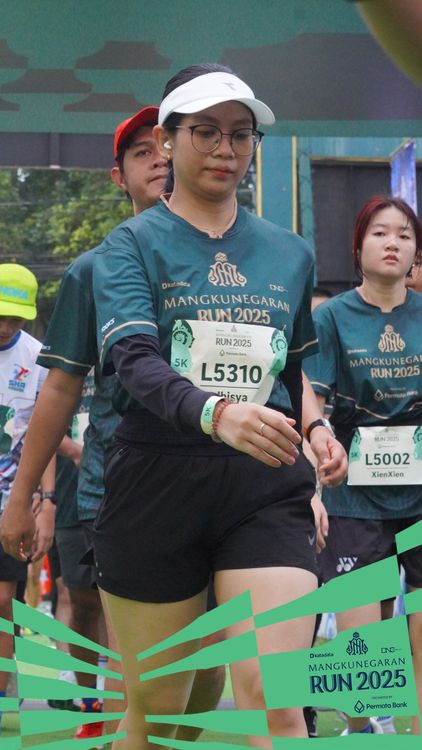 Race photo from Mangkunegaran Run 2025