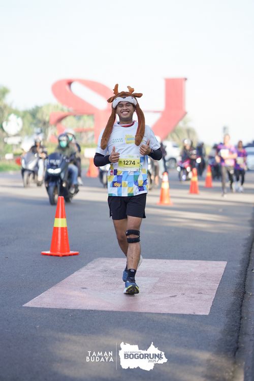 Race photo from Taman Budaya x BOGORUN 2025