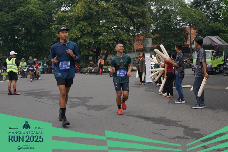 Race photo from Mangkunegaran Run 2025