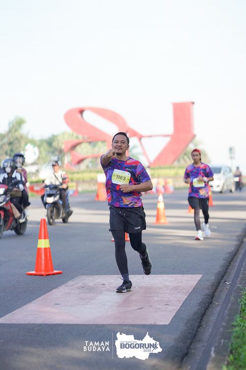 Race photo from Taman Budaya x BOGORUN 2025