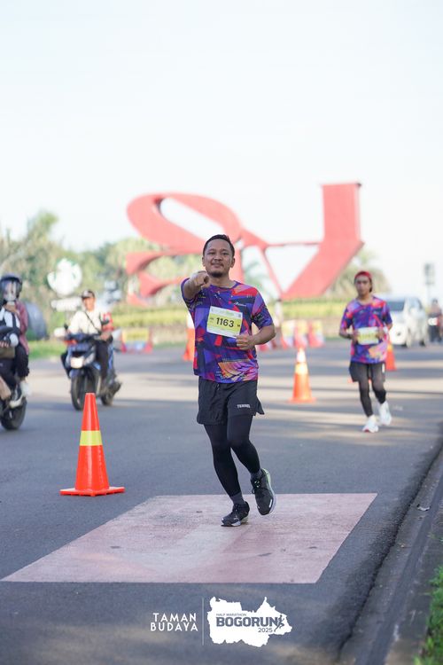 Race photo from Taman Budaya x BOGORUN 2025