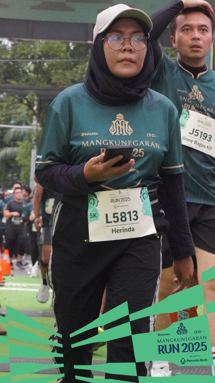 Race photo from Mangkunegaran Run 2025