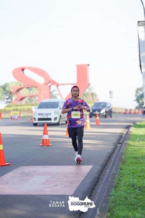 Race photo from Taman Budaya x BOGORUN 2025