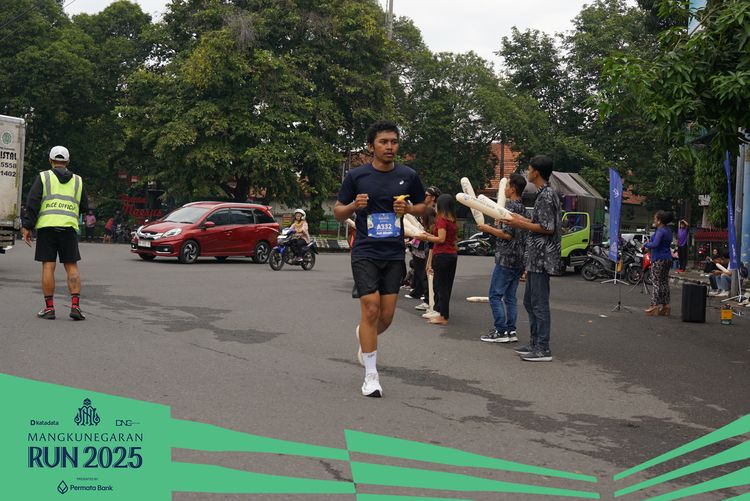 Race photo from Mangkunegaran Run 2025