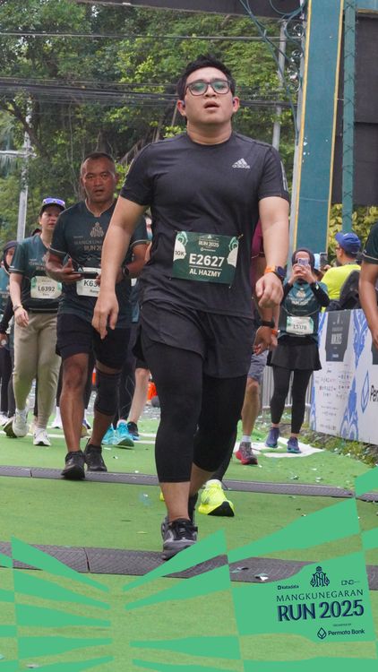 Race photo from Mangkunegaran Run 2025