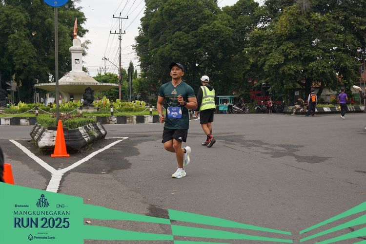Race photo from Mangkunegaran Run 2025