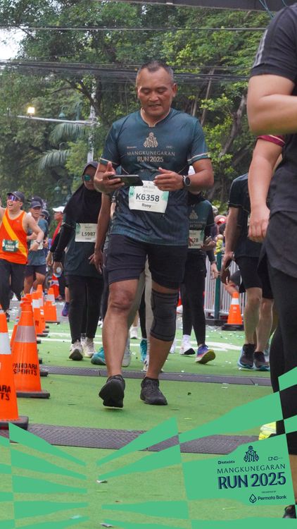 Race photo from Mangkunegaran Run 2025